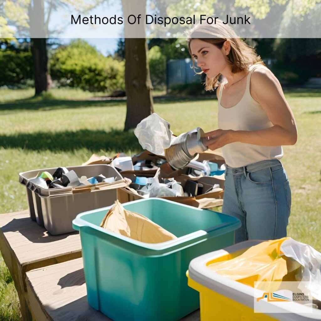 Junk Disposal Methods