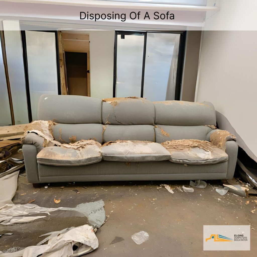 Sofa Disposal: How to Get Rid of an Old Couch in Boca Raton
