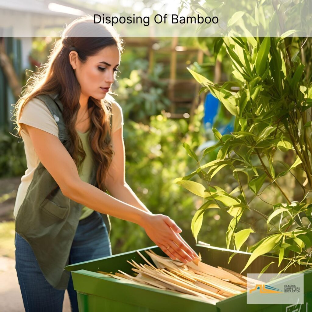 How to Dispose of Bamboo and Scrap Wood in Boca Raton
